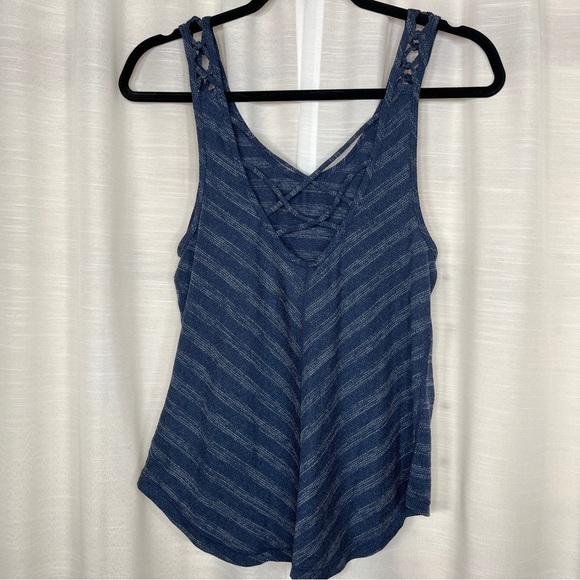 Prana blue striped serene tank nwt - Picture 4 of 7